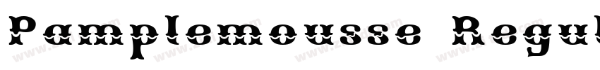 Pamplemousse Regular字体转换
